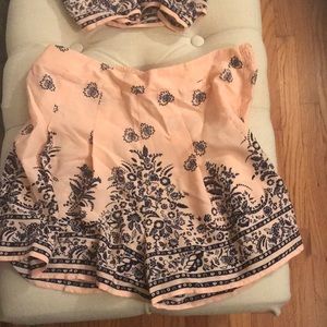 Top and shorts set